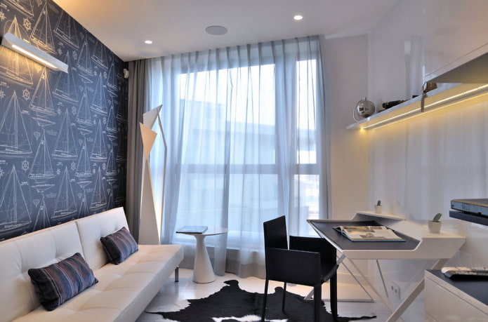 design de interiores de escritório pequeno
