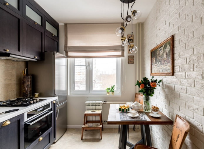 Decoração de cozinha de 10 metros quadrados