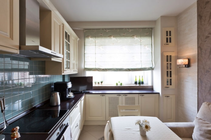 interior da cozinha de 10 m²