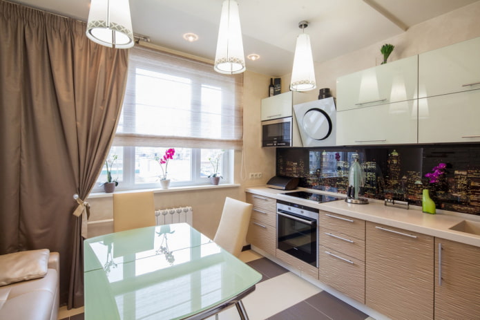 interior da cozinha de 10 m²
