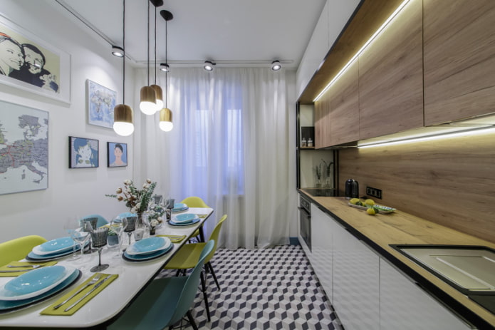 piso na cozinha