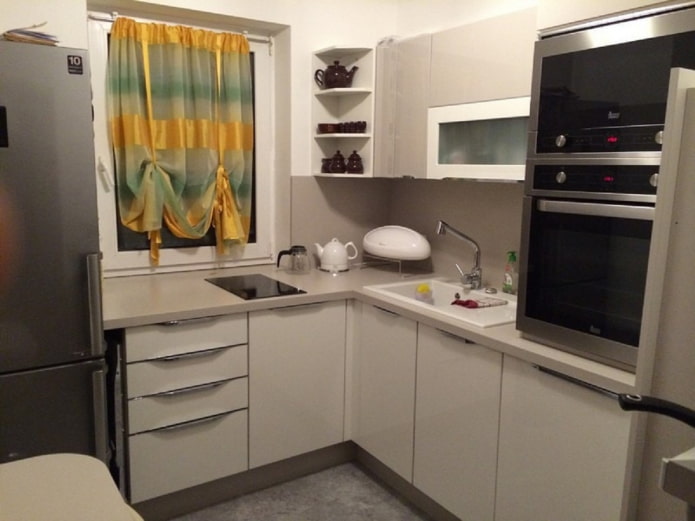 cortinas na cozinha