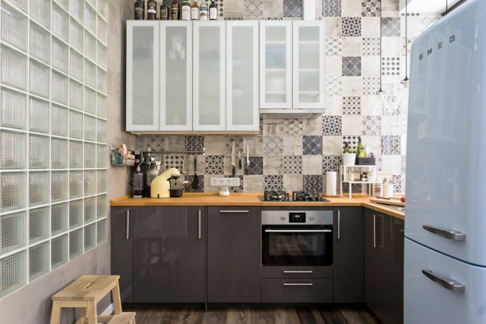 azulejos de vidro para a cozinha