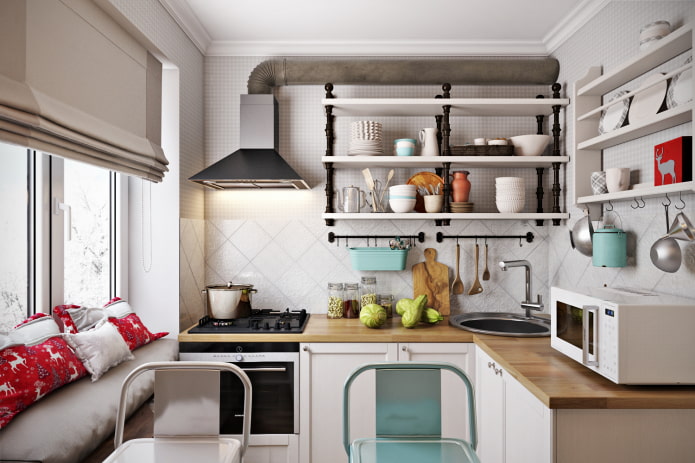 conjunto de cozinha para uma cozinha de 5 m²