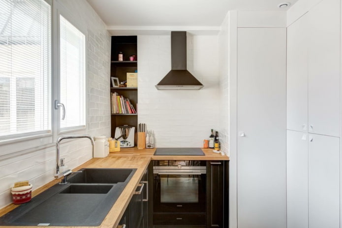 conjunto de cozinha para uma cozinha de 5 m²