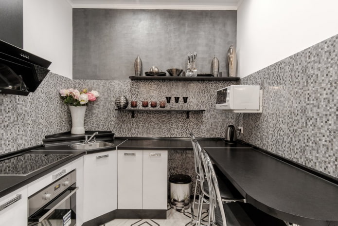 conjunto de cozinha para uma cozinha de 5 m²