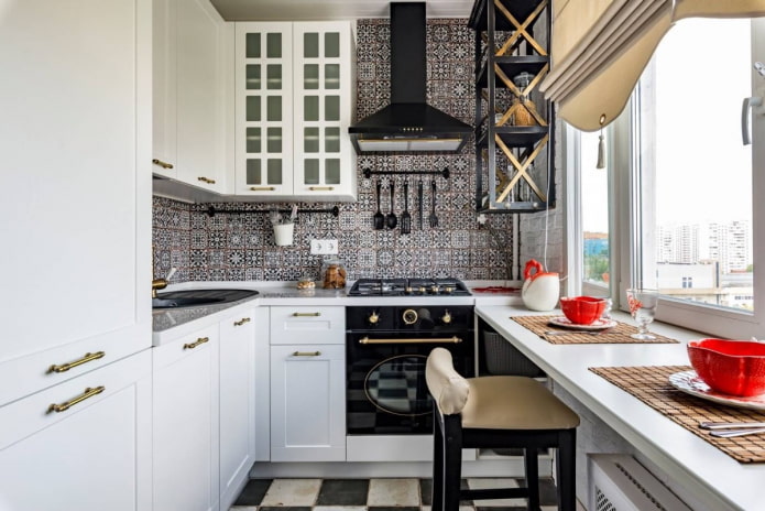 Decoração de cozinha de 6 metros quadrados