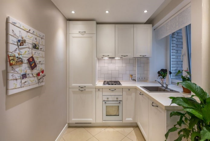 conjunto de cozinha com área de 6 metros quadrados metros