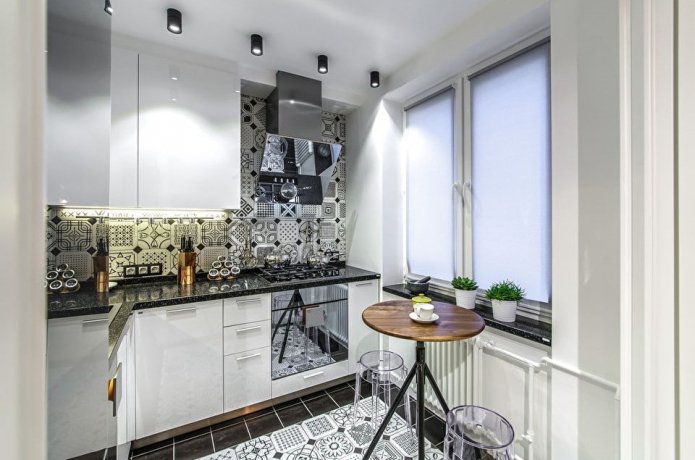cozinha moderna de 7 m²
