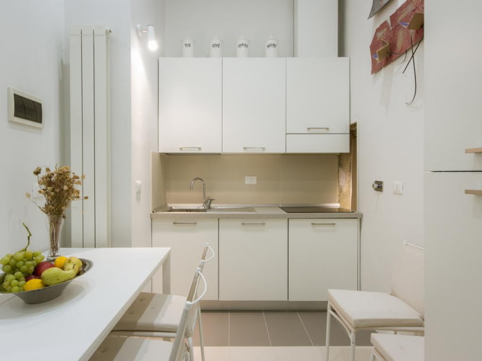 conjunto de cozinha para uma cozinha de 8 m²