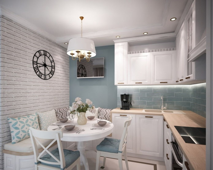 decoração de cozinha de 8 m²
