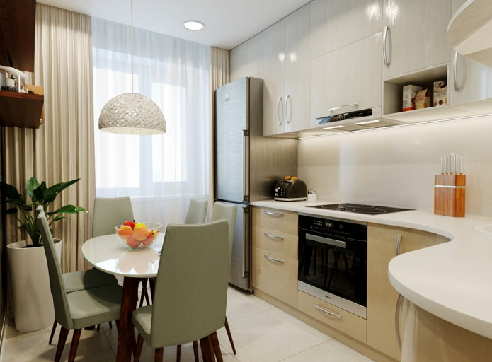 conjunto de cozinha de 8 m²