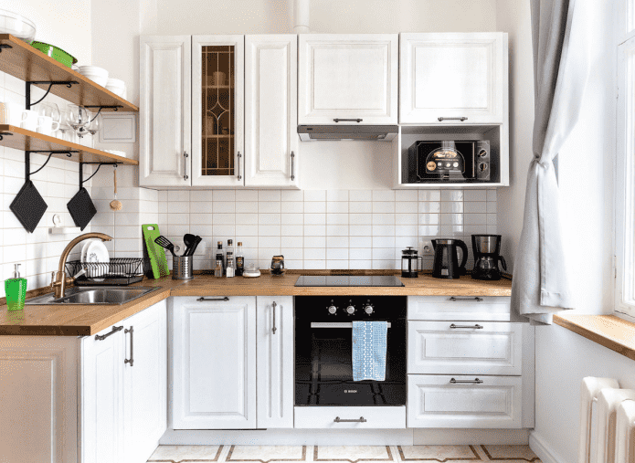 conjunto de cozinha de 8 m²