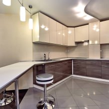 Design de cozinha com balcão de bar: 60 fotos modernas de interiores -16