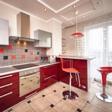 Design de cozinha com balcão de bar: 60 fotos modernas de interiores -4