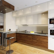 Design de cozinha com balcão de bar: 60 fotos modernas de interiores -11