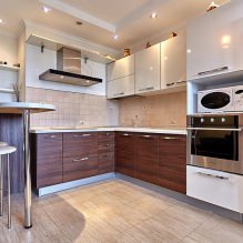 Design de cozinha com balcão de bar: 60 fotos modernas de interiores -7