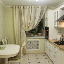 Design de cozinha com papel de parede verde: 55 fotos modernas de interiores - 11