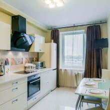 Design de cozinha com papel de parede verde: 55 fotos modernas de interiores - 6