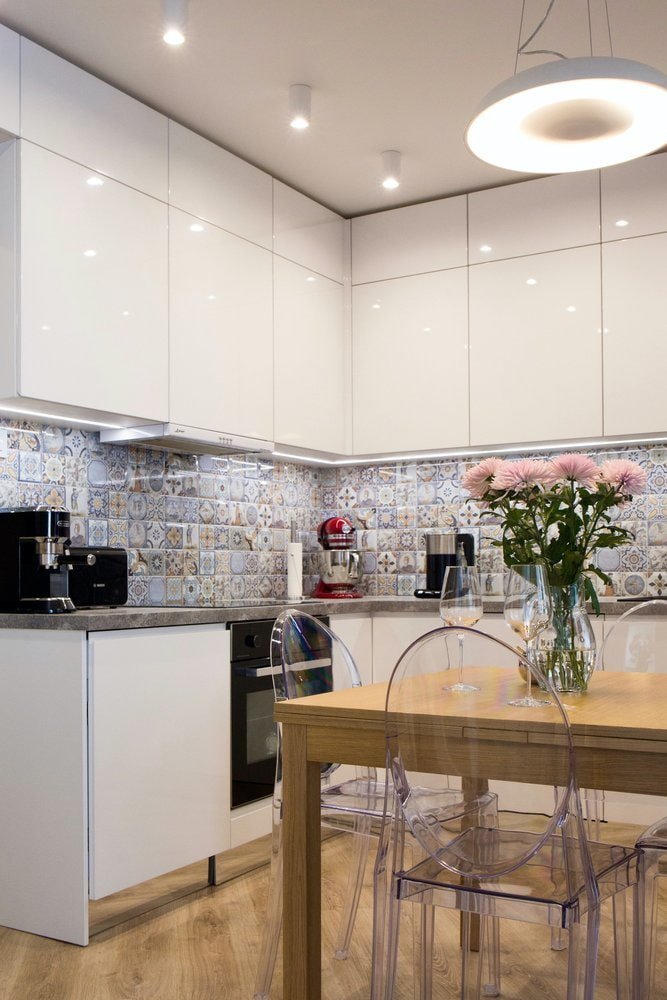 Conjunto de cozinha branco