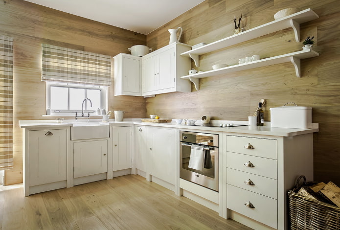 Painéis de MDF na cozinha