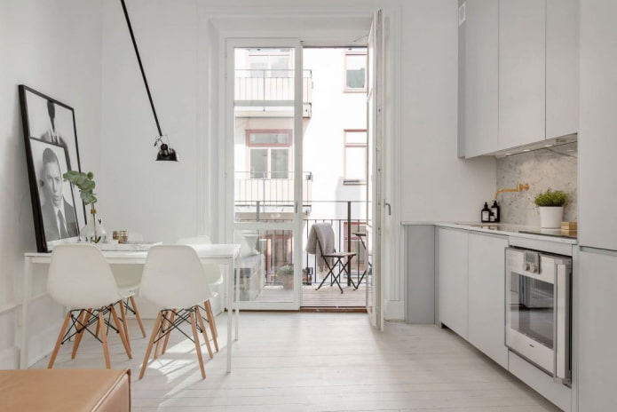interior de um apartamento de 100 metros quadrados em estilo escandinavo