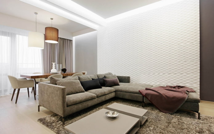design de interiores de um apartamento de 100 metros quadrados