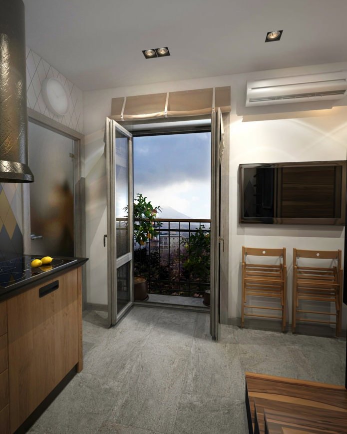 projeto de um pequeno apartamento de 15 m².