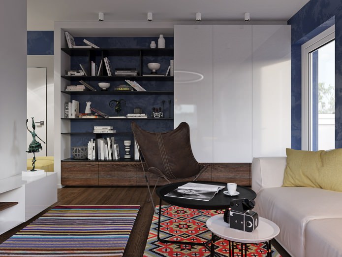 design de estúdio de 31 m².