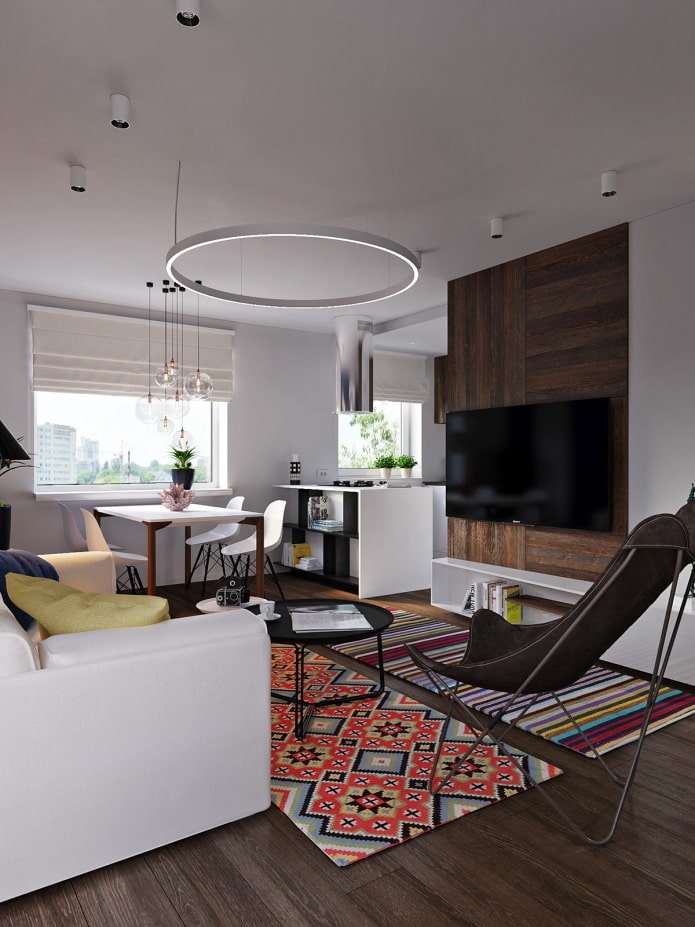design de um apartamento de 31 m².