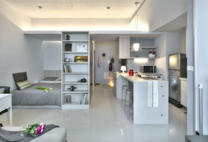 Design de apartamento estúdio