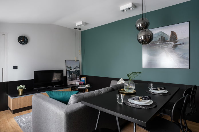Design de apartamento de 35 metros quadrados