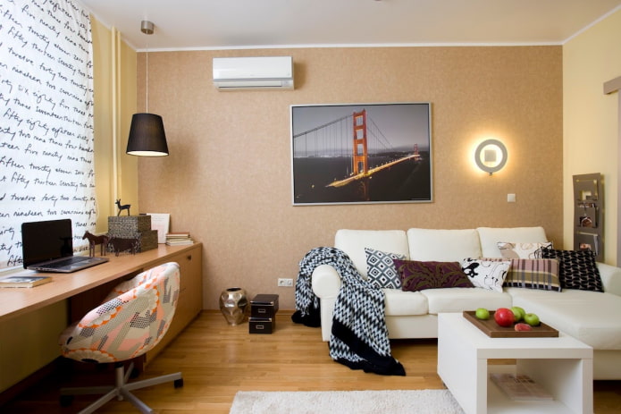 Arranjo de apartamento de 35 metros quadrados