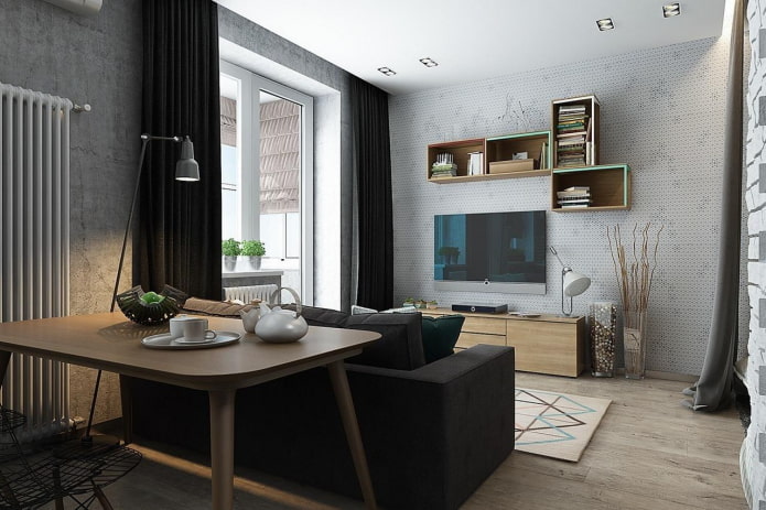 Layout de apartamento de 36 metros quadrados