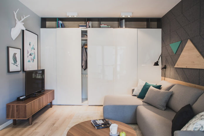 interior de um apartamento de 36 quadrados