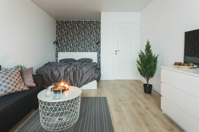 Layout de apartamento de 36 metros quadrados