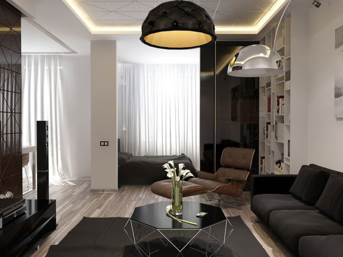Layout de apartamento de 36 metros quadrados