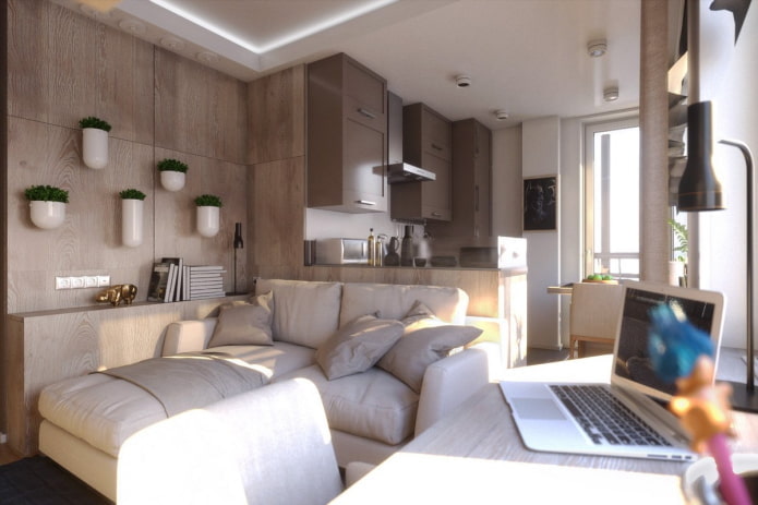 Layout de apartamento de 36 metros quadrados