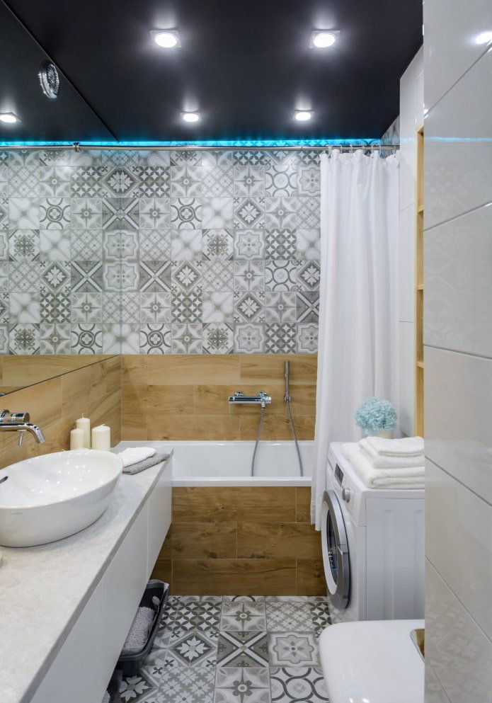 Banheiro em apartamento de um cômodo