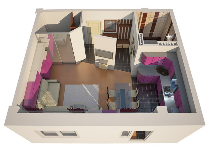 layout de apartamento de 40 metros quadrados