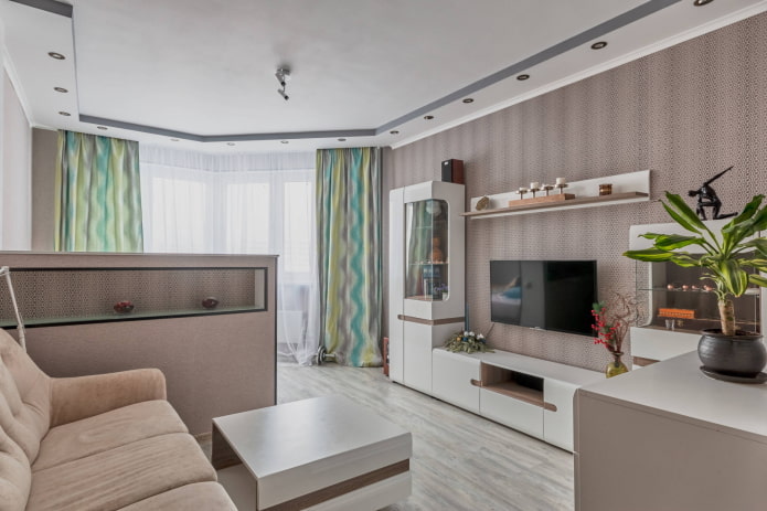 Quarto em um apartamento de um cômodo
