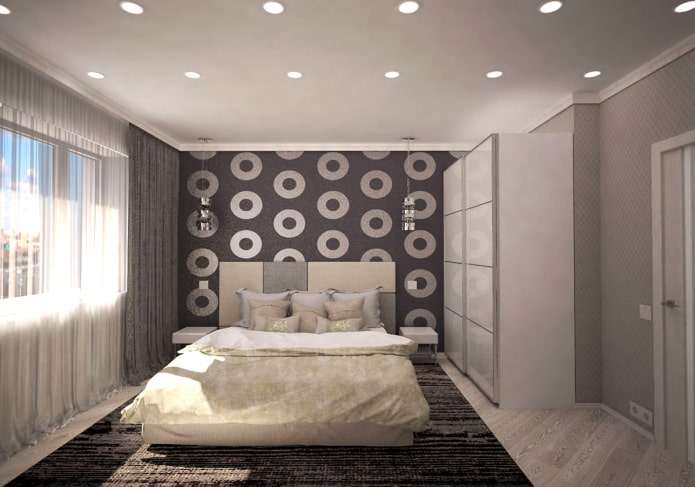 Quarto em um apartamento de 44 m²