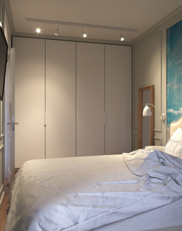 Guarda-roupa no quarto