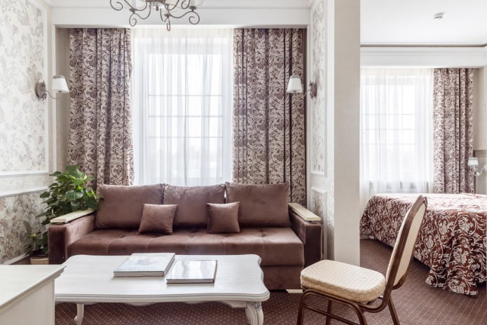 design de interiores de um apartamento de 45 metros quadrados