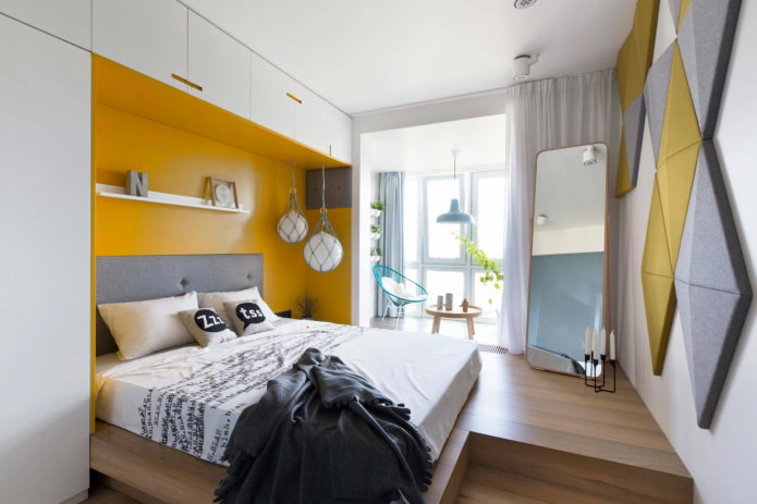 Quarto com pódio