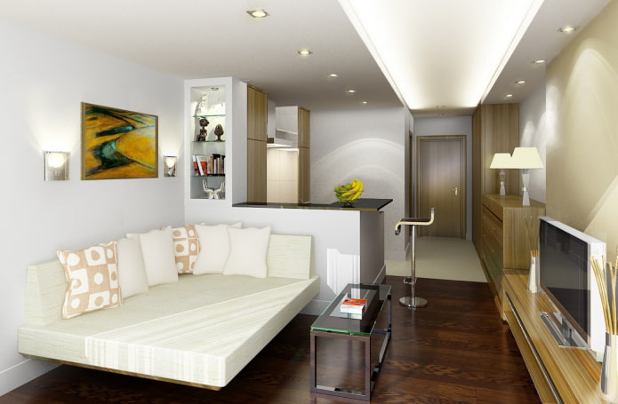 estúdio de 18 m².