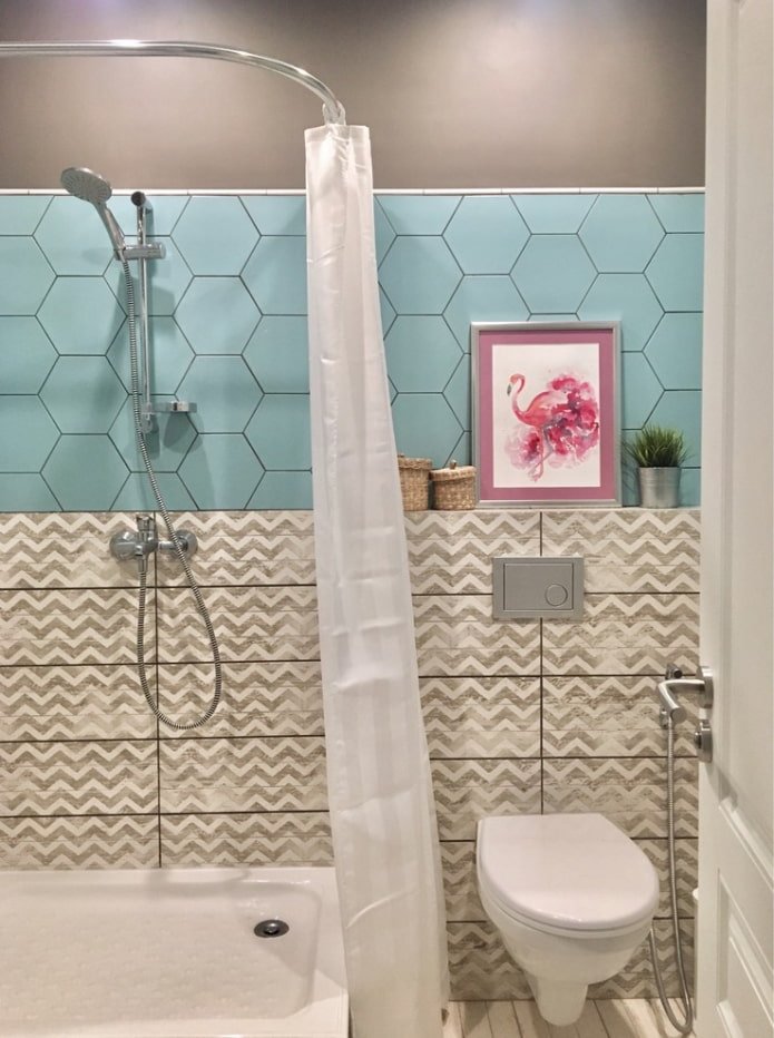 design de banheiro no interior de um estúdio