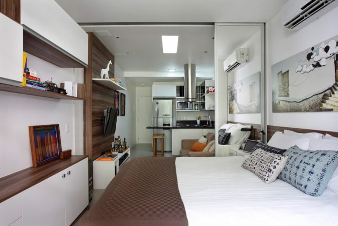 layout de apartamento estúdio