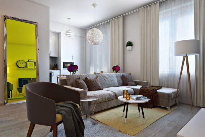 layout de apartamento estúdio