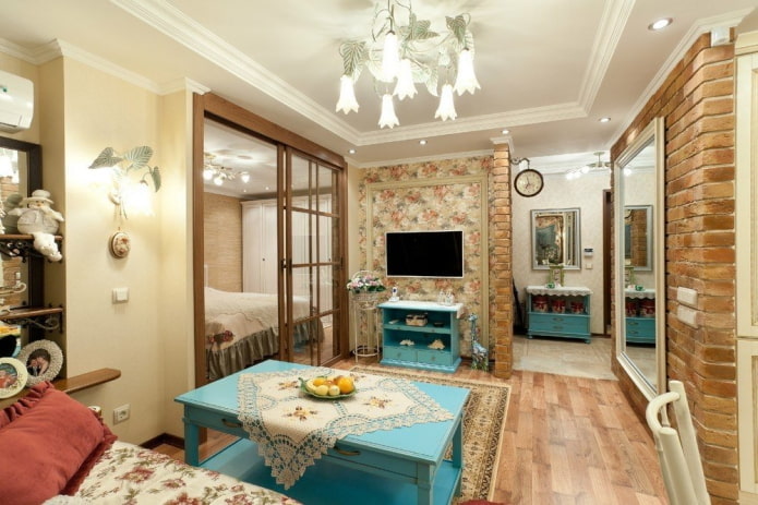 design de interiores de apartamento estúdio